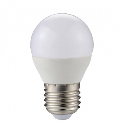 נורת LED  כדור חלבי-אור חם-8W 230V E27