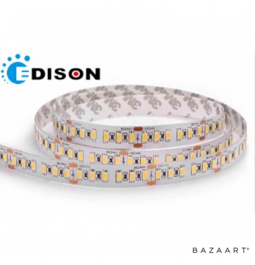 סרט לד 24W 24V-120 led 2835 -אור לבן קר-5700K