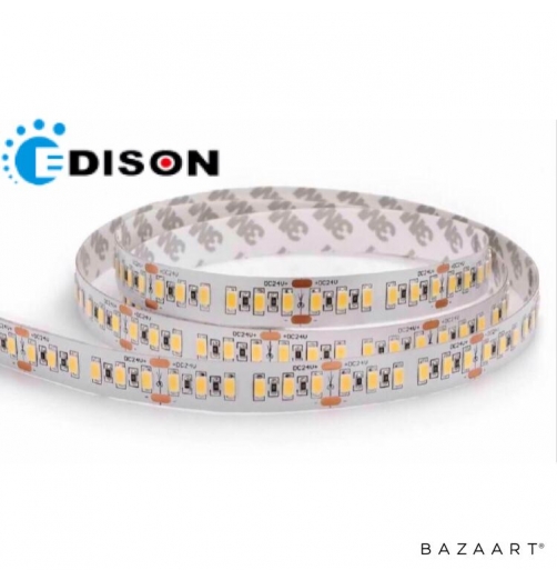 סרט לד 24W 24V 120 led 2835 - אור חם-3000K