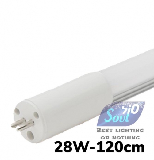 נורת פלורסנטT5 LED 120CM-הזנה דו צדדית-אור קר-28W