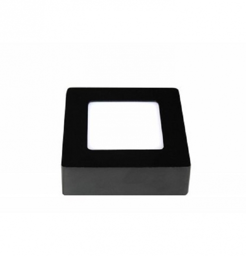 6w square black